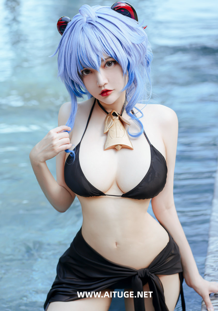 Coser小姐姐Potato Godzilla - Ganyu Bikini [15P-169MB]