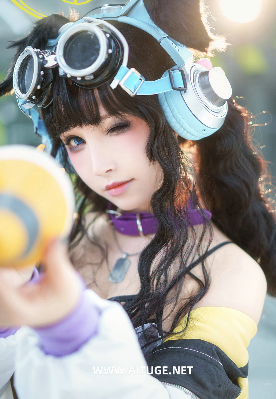 Cosplay美女一千只猫薄禾 - 蔚蓝档案 猫冢响 [18P-191MB]