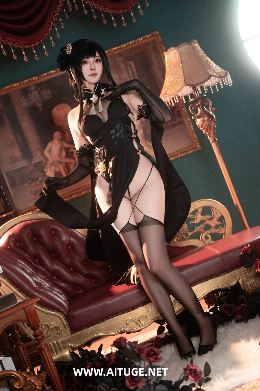 Natsuko夏夏子 - 碧蓝航线镇海旗袍 [76P-497MB]