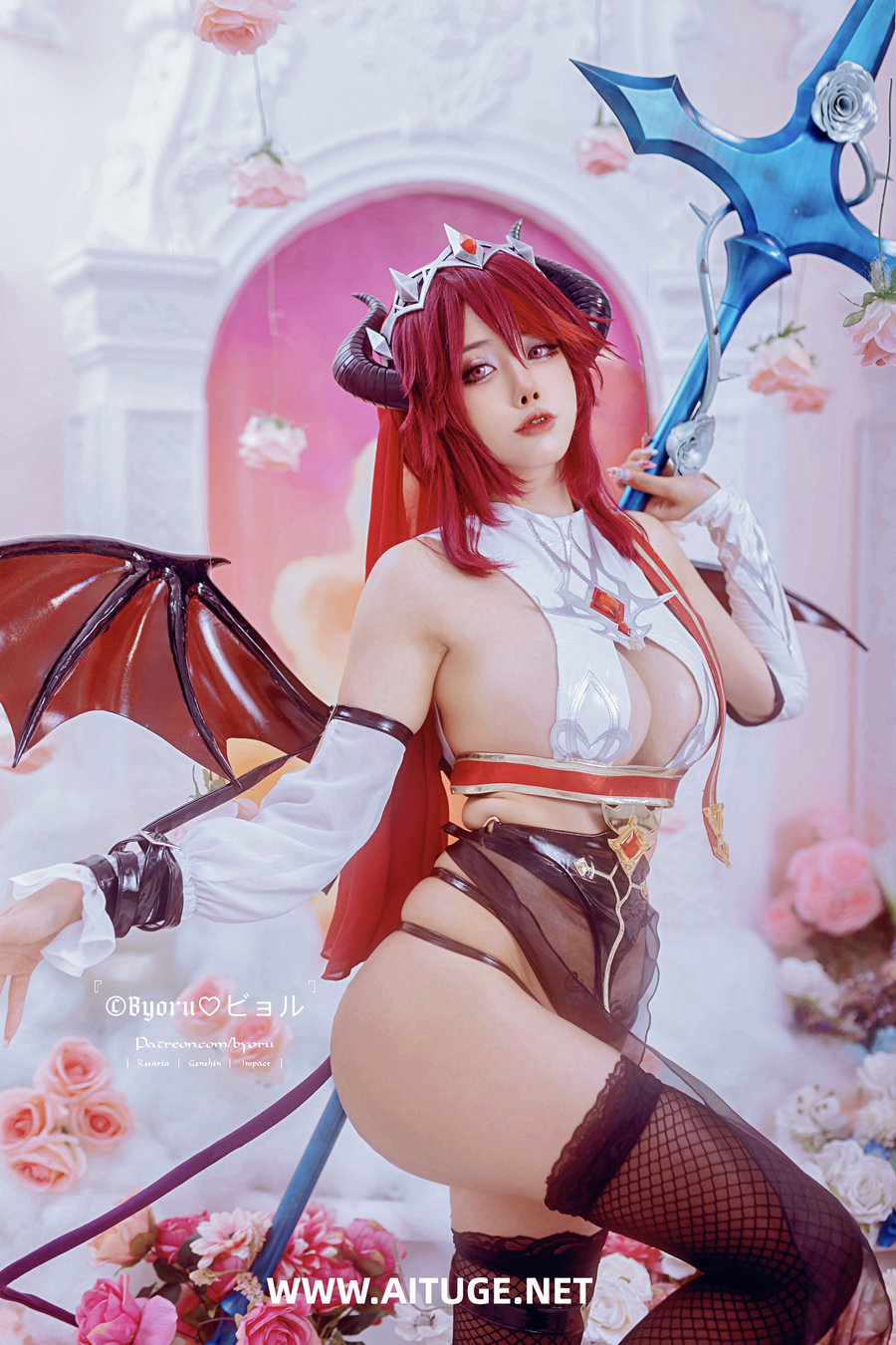 日本性感萝莉Byoru - Rosaria Succubus Genshin Impact [61P1V-1.34GB]