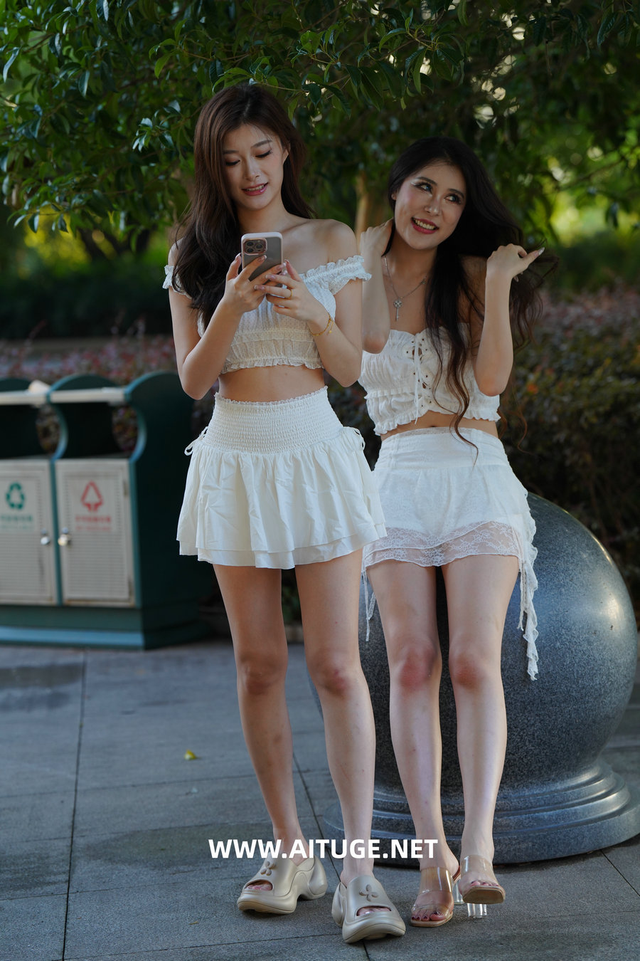 精选街拍视频 No.9531 白色套装裙 [53P-864MB]