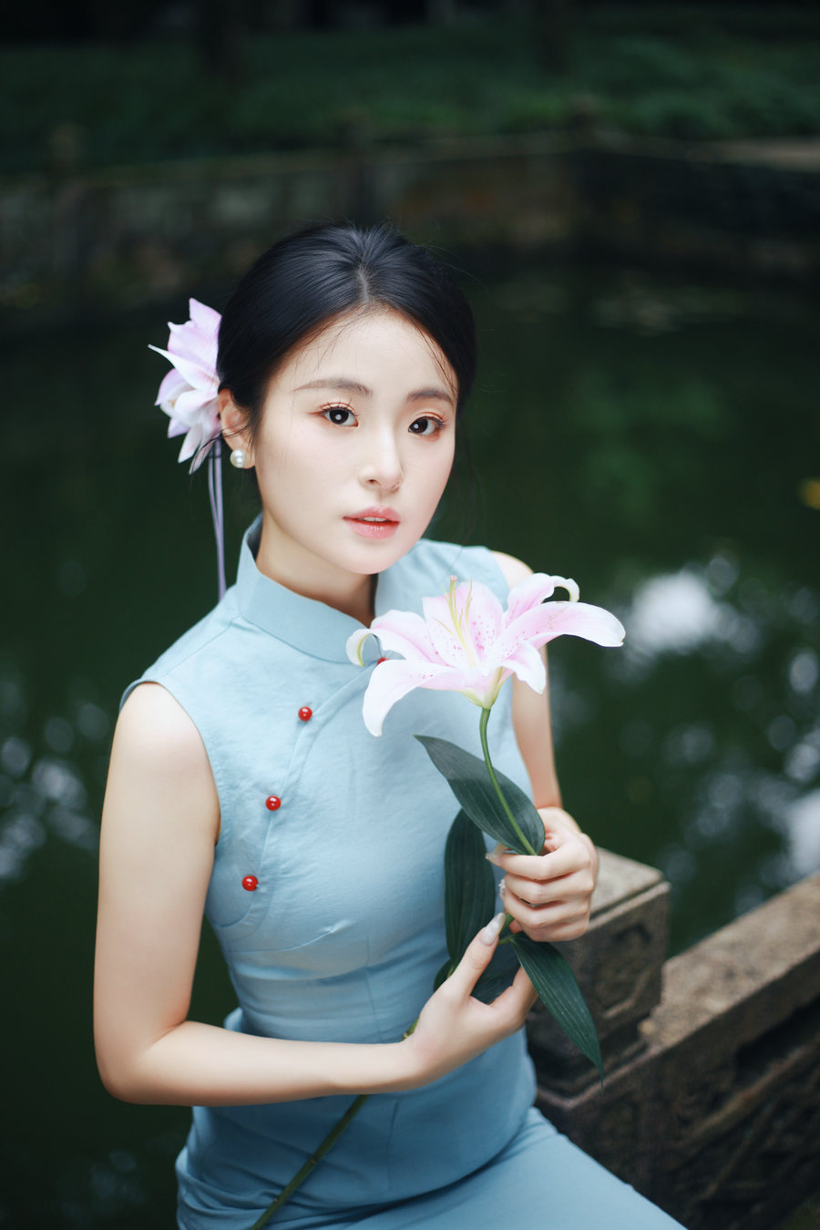 [YITUYU]艺图语 2025.06.06 越王台旗袍新中式 小蓝 [31P-468MB]