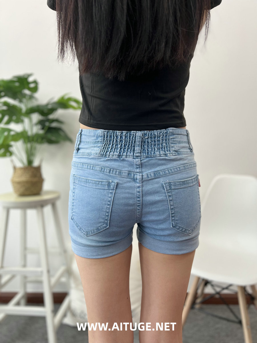 三禾摄影 No.026 牛仔短裤 棉袜 帆布鞋 [176P1V-687MB]