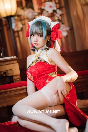 焖焖碳 - 碧蓝航线 柴郡旗袍 [29P-508MB]